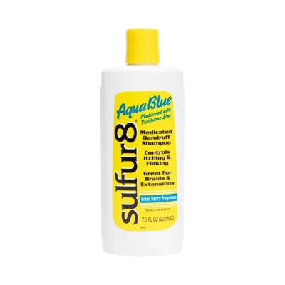 Sulfur8 Aqua Blue Medicated Dandruff Shampoo 7.5 Oz