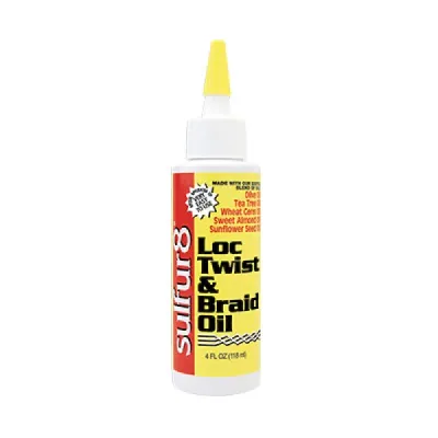 Sulfur8 Loc, Twist &amp; Braid Oil 4 Oz