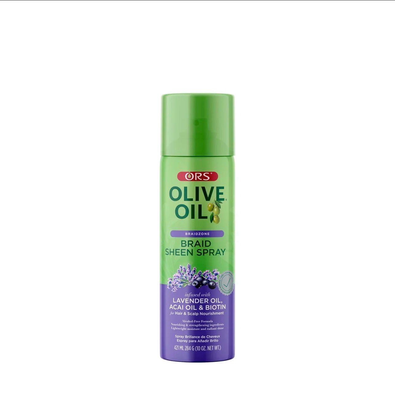 ORS Olive Oil Braidzone Braid Sheen Spray for Hair &amp; Scalp Nourishment 10 Oz