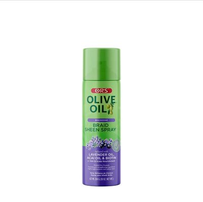 ORS Olive Oil Braidzone Braid Sheen Spray for Hair &amp; Scalp Nourishment 10 Oz