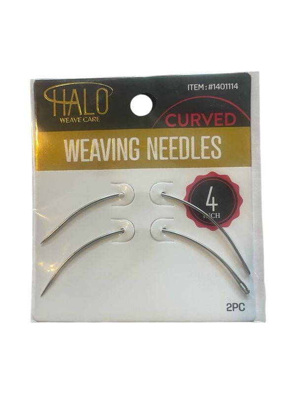Halo Weave Care 4 Inch Curved Weaving Needles 2 PC