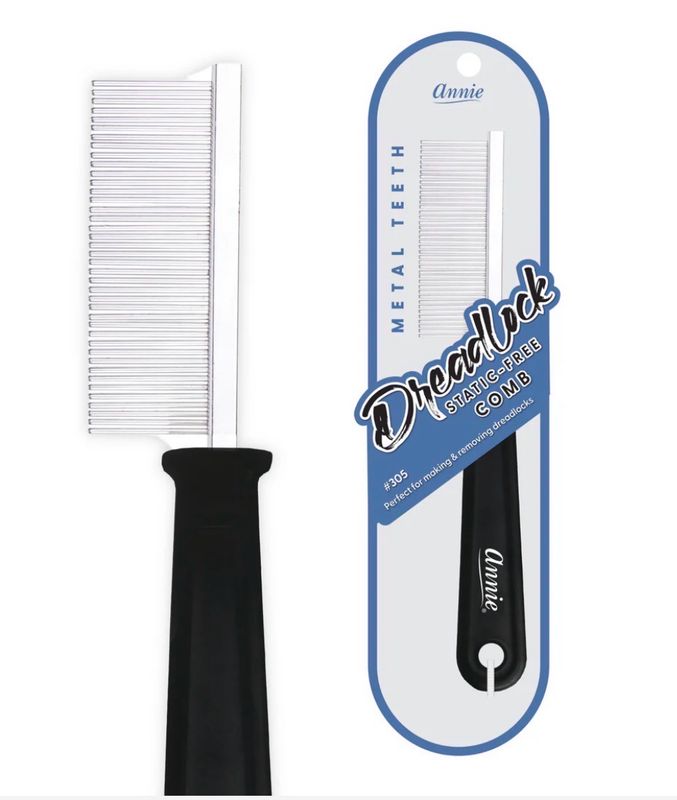 Annie Dreadlock Comb Black