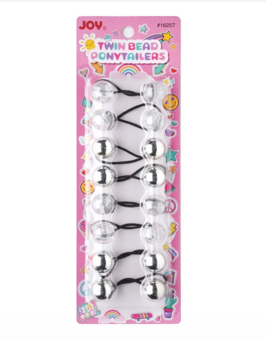 Joy Twin Beads Ponytailer 8 Count