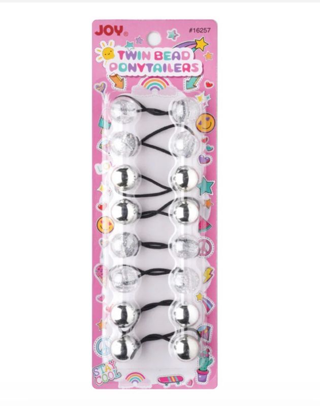 Joy Twin Beads Ponytailer 8 Count