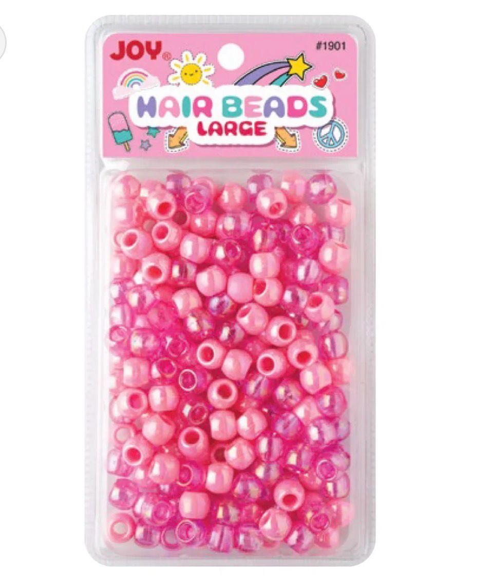 Joy Large Hair Beads 240ct Metallic &amp; Glitter