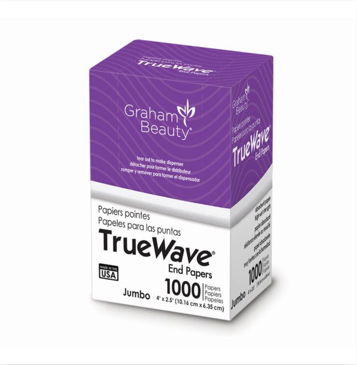 Graham Beauty TruWave Jumbo End Papers