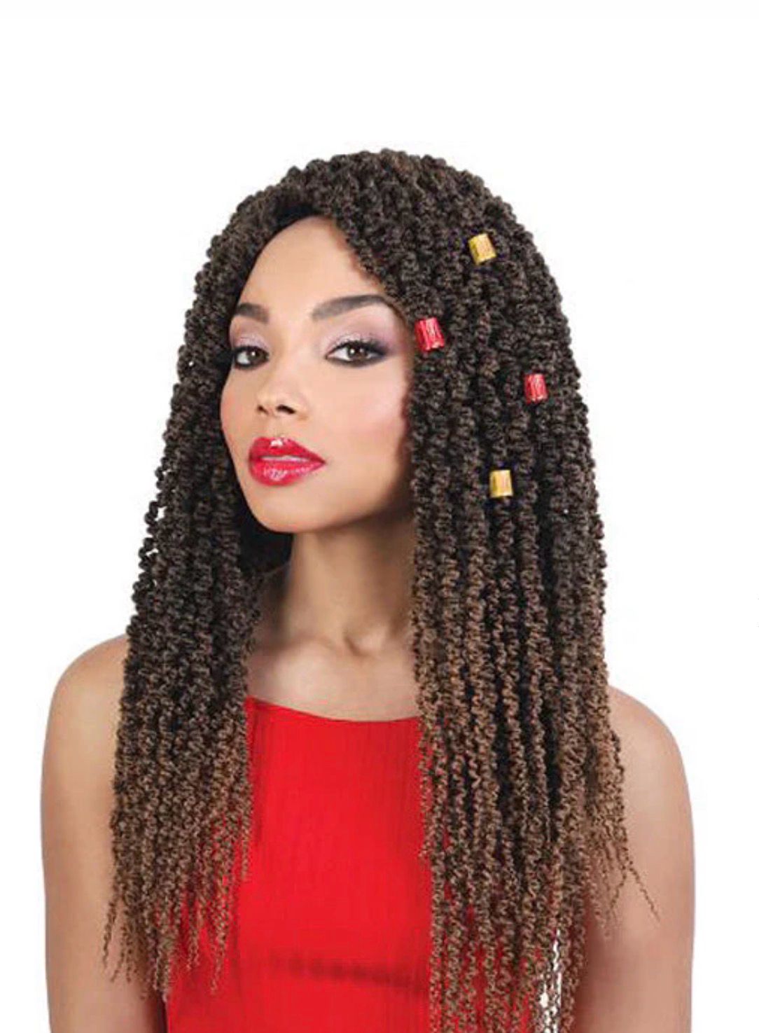 MOTOWN TRESS SYNTHETIC 3X CROCHET THIN PASSION TWIST 18"