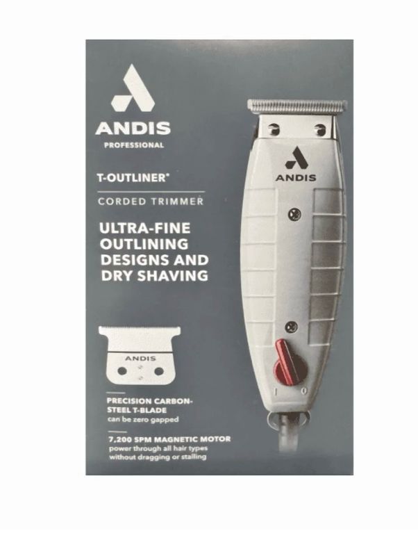 ANDIS T-OUTLINER® T-BLADE CORDED TRIMMER- FREE BLADE INCLUDED