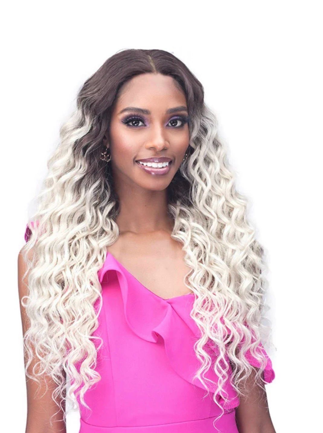 Bobbi Boss Zig Zag HD Lace Full Wig - MLF681 LILYANA - Extreme Z-Part Nape Lace