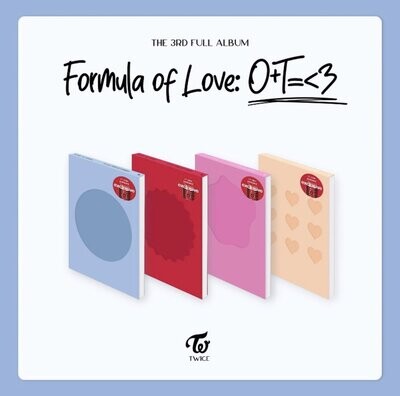 3rd Full Album Formula of Love: O+T=&lt;3 Target Exclusive + 1 Ruler Postcard