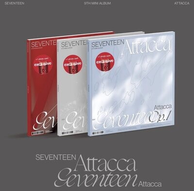 SEVENTEEN 9th Mini Album Attacca Target Exclusive 
+ 1 Additional Photocard