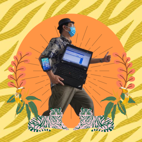 Retrofit Laptop King Office Workaholic Digital Business Education Graphic Work Ecosystem