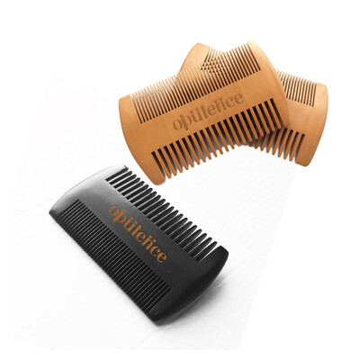 Pearwood Dual Action Beard Comb