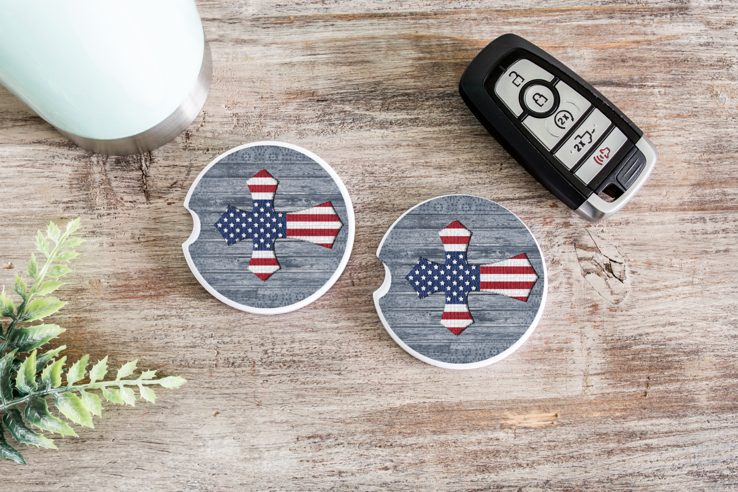 Car Coaster Handmade Gifts For Him or Her Couch or Car Coaster, Patriotic Car Coasters