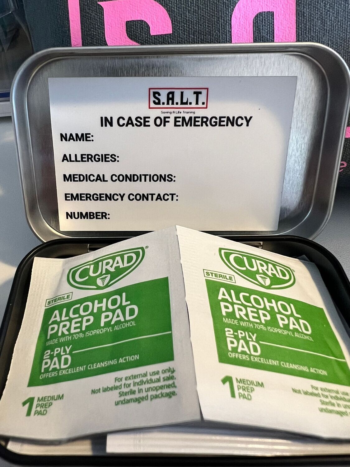 Emergency Contact Sticker