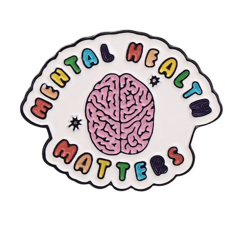 Mental Health Awareness Lapel Pin