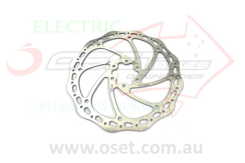 Brake Disc - Promax, wavey, 180mm, steel