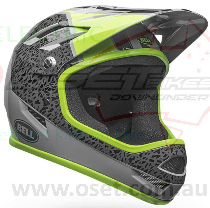 Helmet - Bell Sanction MTB - Gry/Grn XS49/51cm