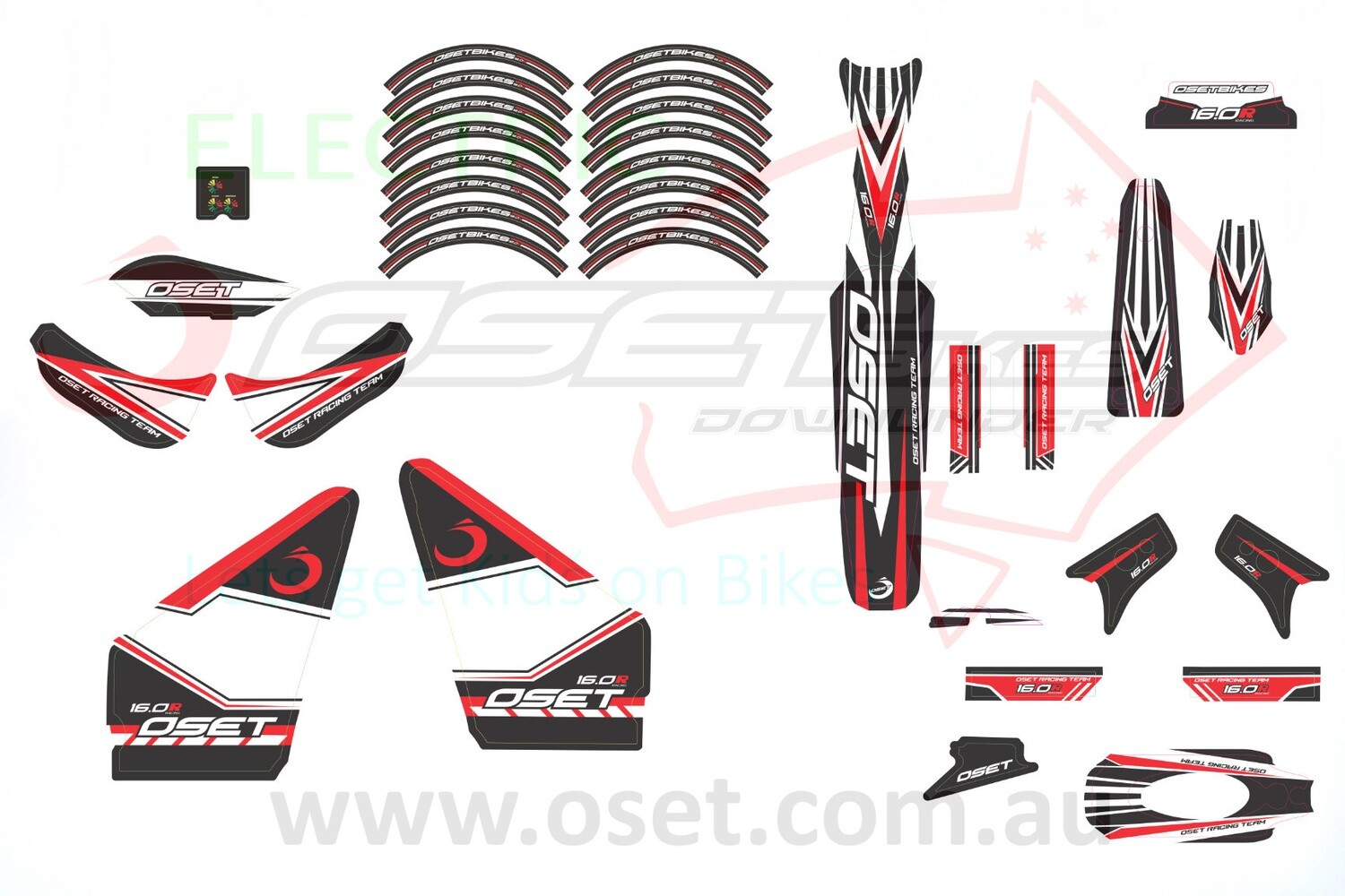 Decal set for 16R 2015
