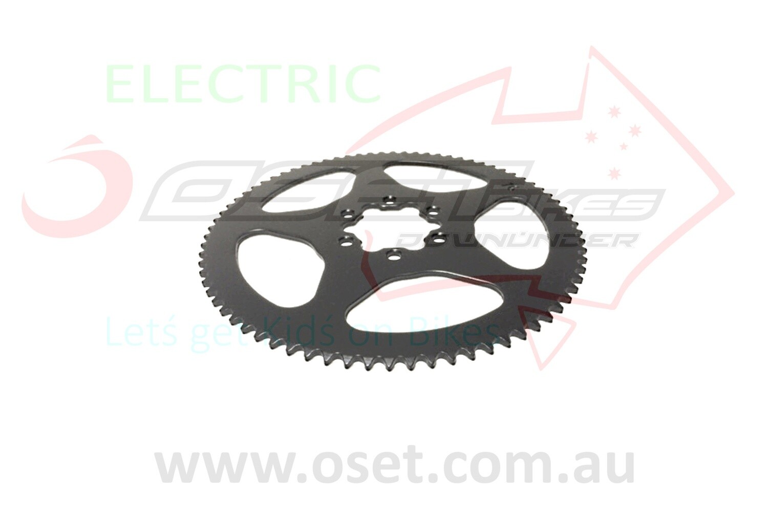 Sprocket Rear, 76T, #25 Chain for OSET12Eco