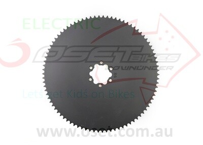 Sprocket Rear, 86T Alloy SOLID for OSET 20 L, E, R