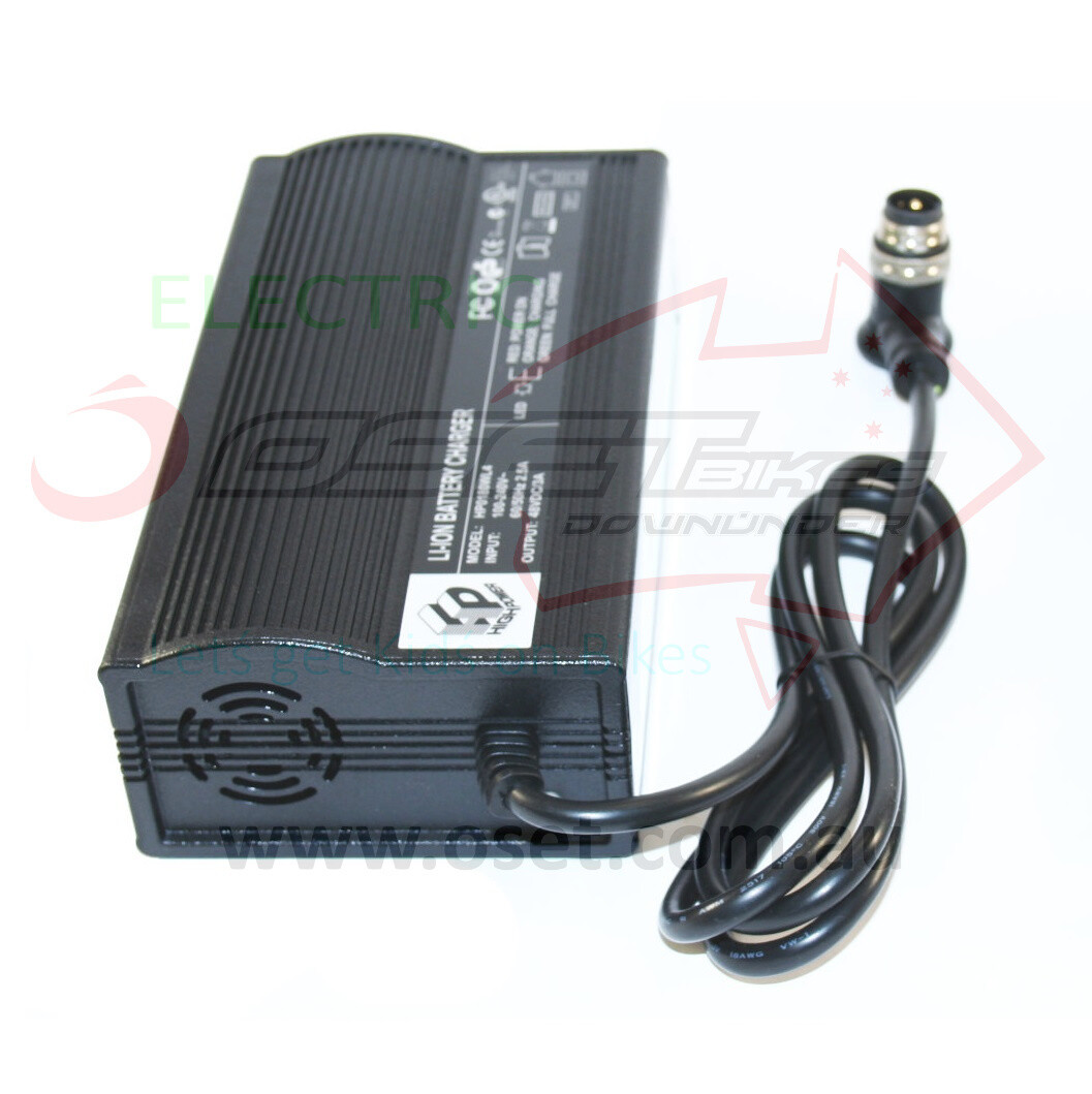 Charger - 48V, 3A, Lithium Ion (AUS) w Power Lead