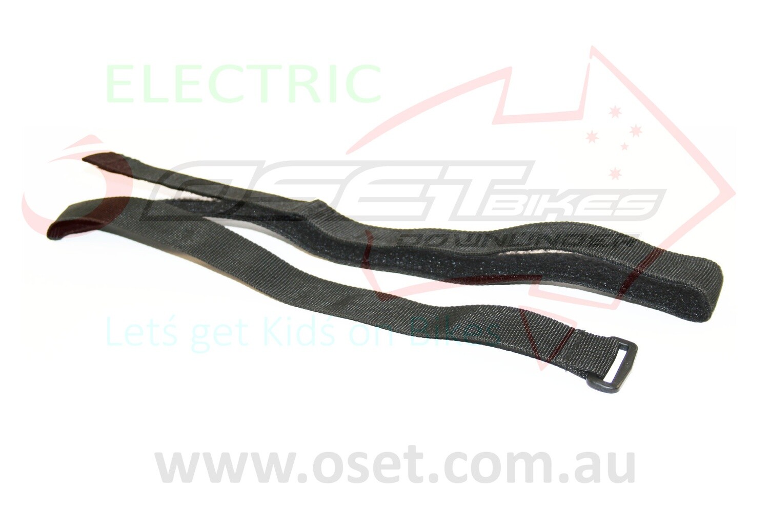 Velcro strap - lithium battery strap, black 24R