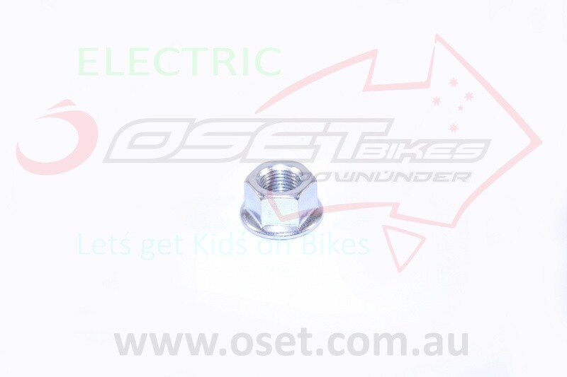 Nut - Axel Flanged for all OSET Bikes except 24R, MX10
