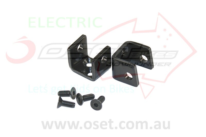 Bracket - footpeg, LHS, steel, black, 20E, 20R pre 2016