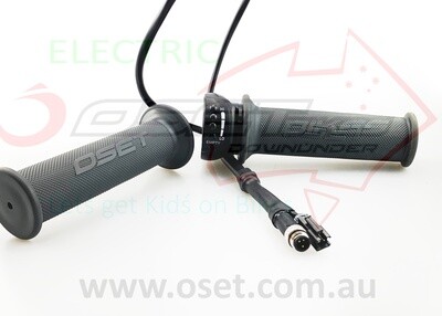 Throttle OSET24R/JnR - 48v, Long Grey Adult Grip
