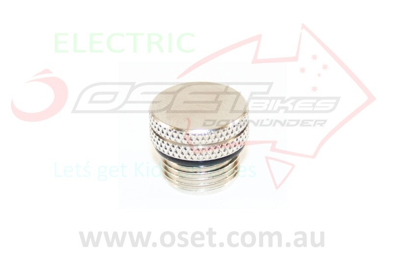 Battery OSET Lithium -  diagnostic port cover, silver M12