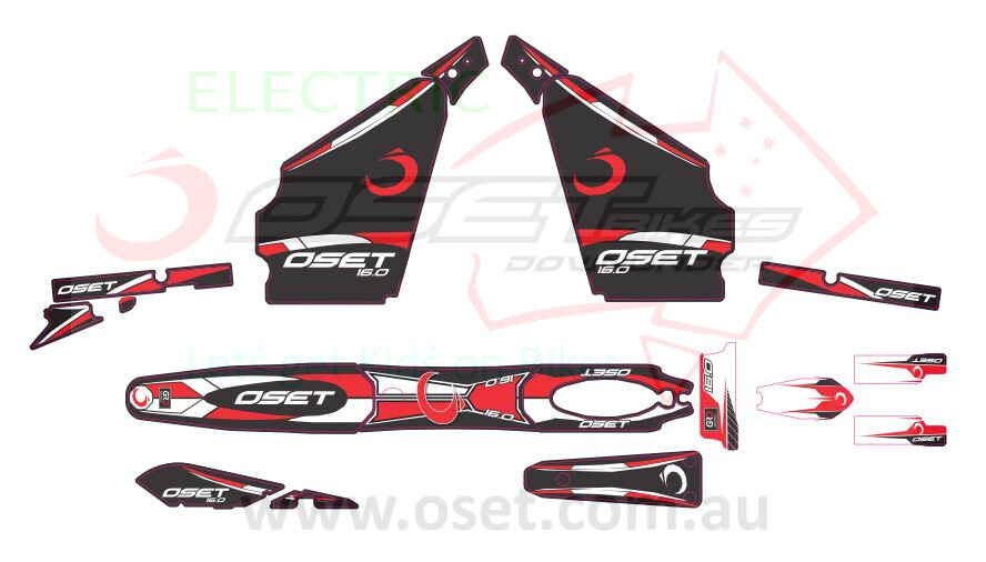 Decal set for 16 Racing 2014