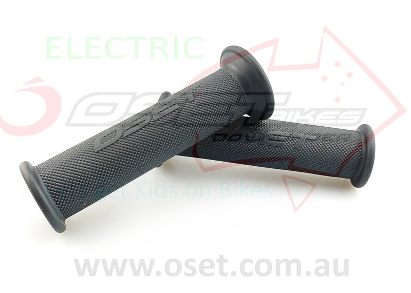 Grips - OSET - pair, long, diamond, grey 24R