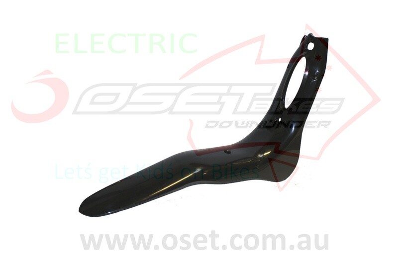 Seat Mudguard unit, Black 12.5E,12.5R