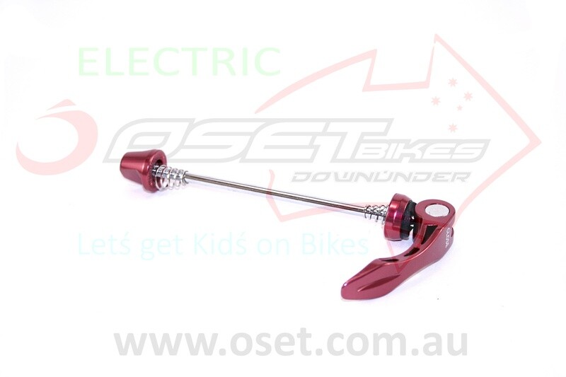 Axle Front Quick Release, Red, 12.5R, 16R, 20L