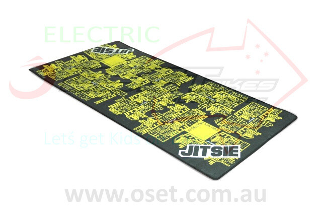 Mat Workshop Floor Bike- Black/Yellow Jisie