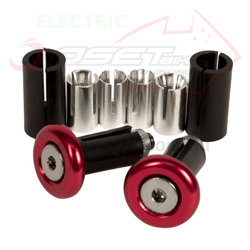 RHK RED Handlebar Bar Ends