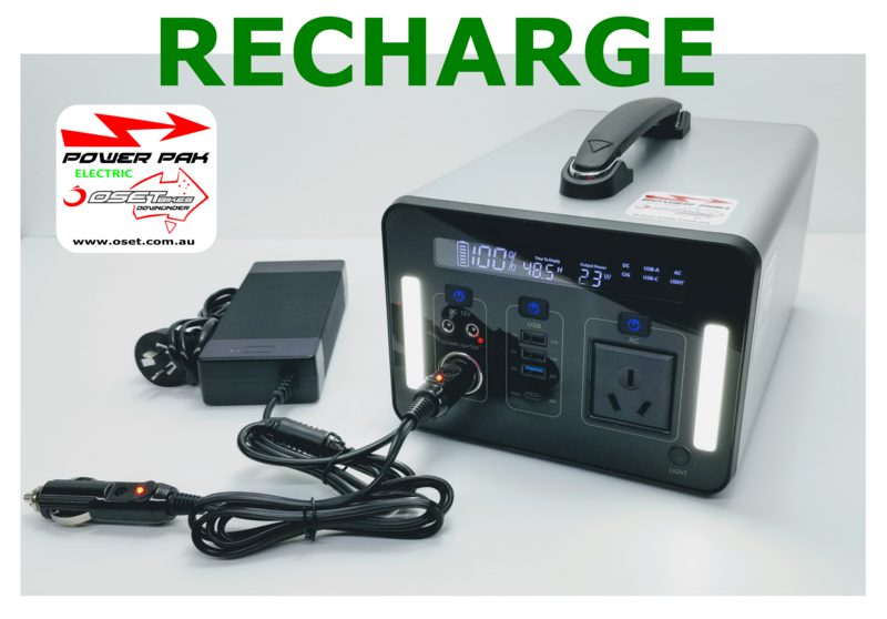 Portable Lithium Power Pak 1000Wh 70Ah AC240v,12v, 5v, USB, Solar