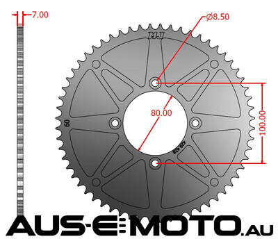 Sprocket REAR 60T EM &#39;R&#39; Race ONLY 2019-2024