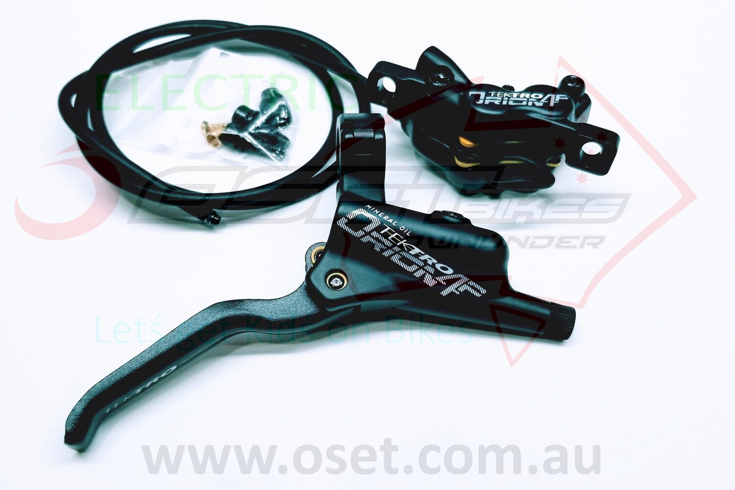 Brake UPGRADE Set FRONT Tektro Orion Quad Piston