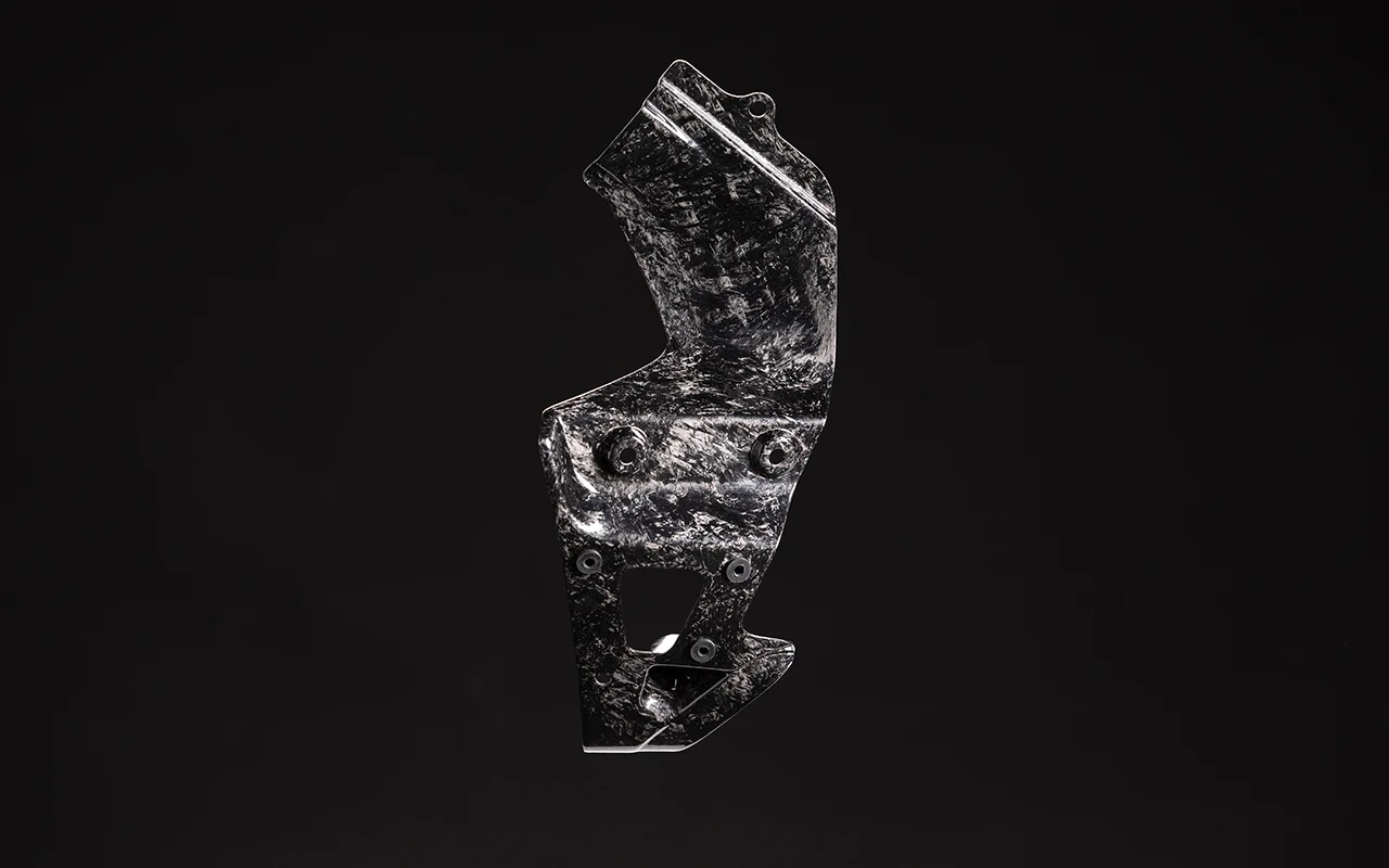 Left carbon fiber spoiler