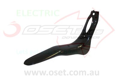 Seat Mudguard unit, Black 12.5E,12.5R