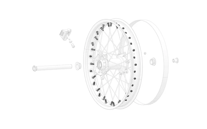 Spoke Nut (1 Piece)