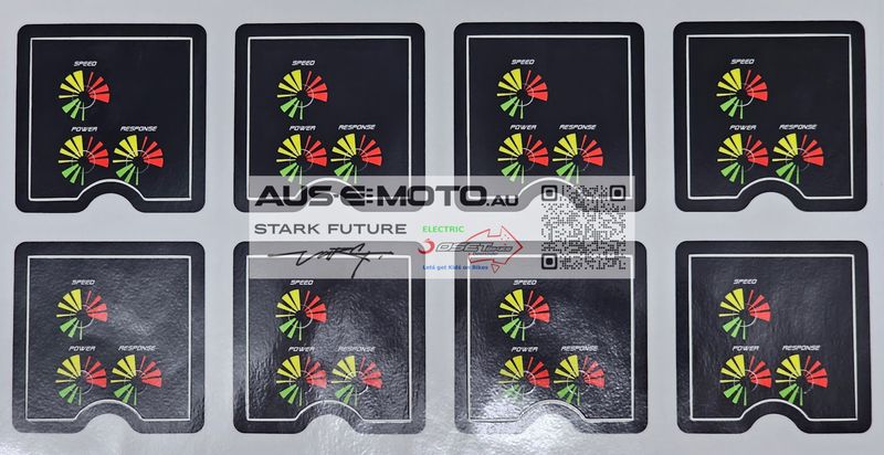 OSET Potentiometer Control Replacement Stickers