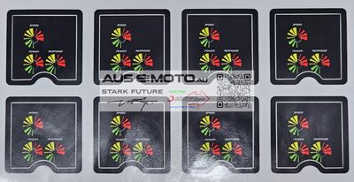 OSET Potentiometer Control Replacement Stickers
