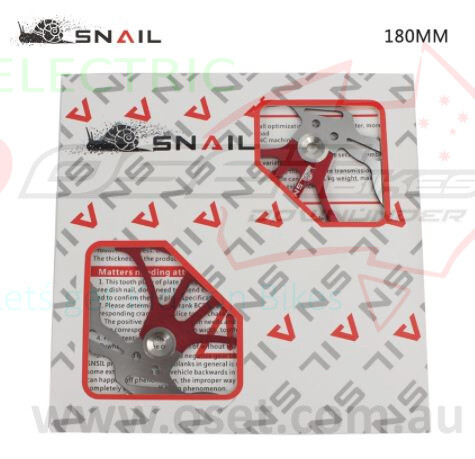 Brake Disc Snail 180mm Floating Brake Disc Rotor