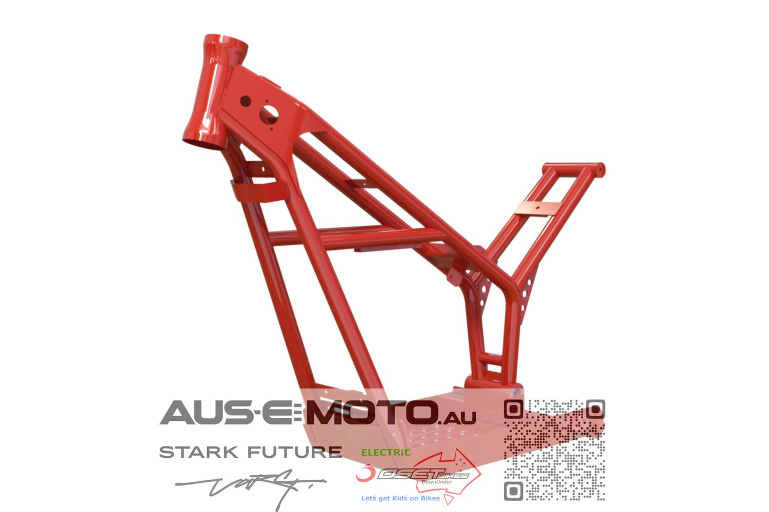 Frame - 20.0R, front, steel, Red 2017a+