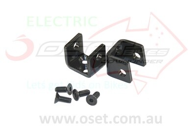 Bracket - footpeg, RHS, steel, black, 20E, 20R pre 2016