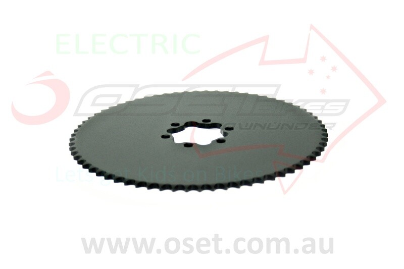 Sprocket Rear, 68T Alloy Solid Blk For 16E, R
