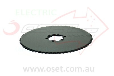 Sprocket Rear, 68T Alloy Solid Blk For 16E, R